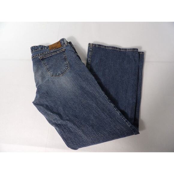 Mossimo Womens Sz 19 Premium Denim Low Rise Boot Cut Blue Jeans - Picture 3 of 14